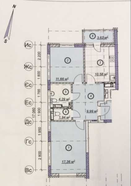 Квартира біля метро Васильківська після будівеьників Київ - зображення 2