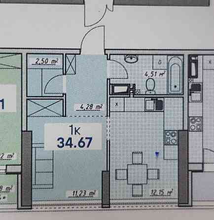 Сданная секция. 1-ком. 35м2 в ЖК Атмосфера Аркадия. Срочно Одесса