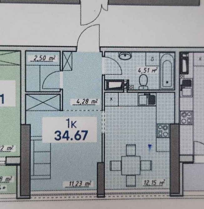 Сданная секция. 1-ком. 35м2 в ЖК Атмосфера Аркадия. Срочно Одесса - изображение 5