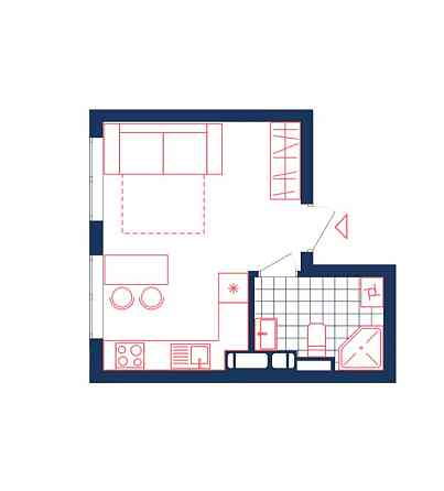 Смарт квартира в Києві | Новая Англия | Метро Теремки | 1 кімнатна Київ