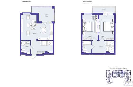 Продам  дворівневу євротрикімнатну квартиру в найкращому ЖК в місті! Ирпень
