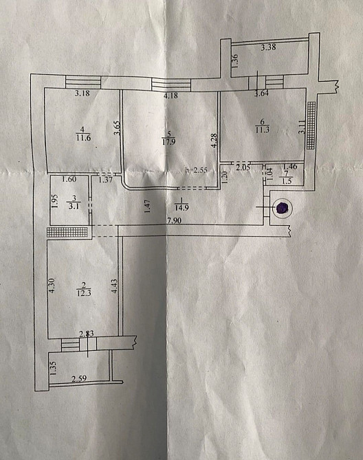 Оренда 3-кімнатної центр з індивідуальним опаленням Кременчуг - изображение 8