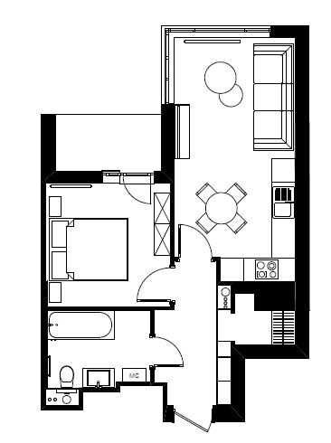 1-кімнатна квартира, Д. Маккейна 7, ЖК Central Park, Без комісії Киев - изображение 8