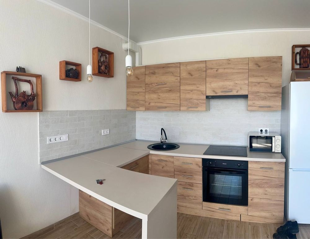 1-к квартира ремонт Файна Таун Салютна 2 Нивки Киев - изображение 1