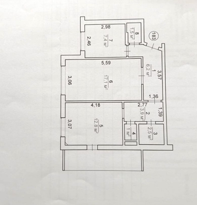 Продаж 2к. квартира вул. Гоголя /р-н Центр Черкаси - зображення 3