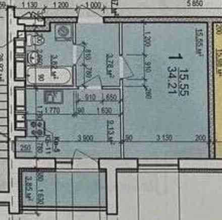 ЛУЧШАЯ ЦЕНА! Продам 1 комнатную квартиру ЖК Мира 3, 34,21м2, VW Харьков