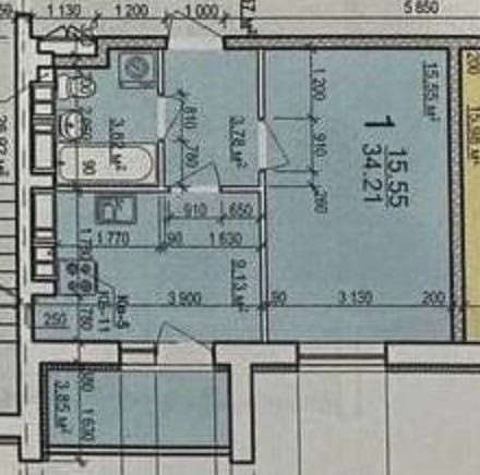 ЛУЧШАЯ ЦЕНА! Продам 1 комнатную квартиру ЖК Мира 3, 34,21м2, VW Харьков - изображение 1