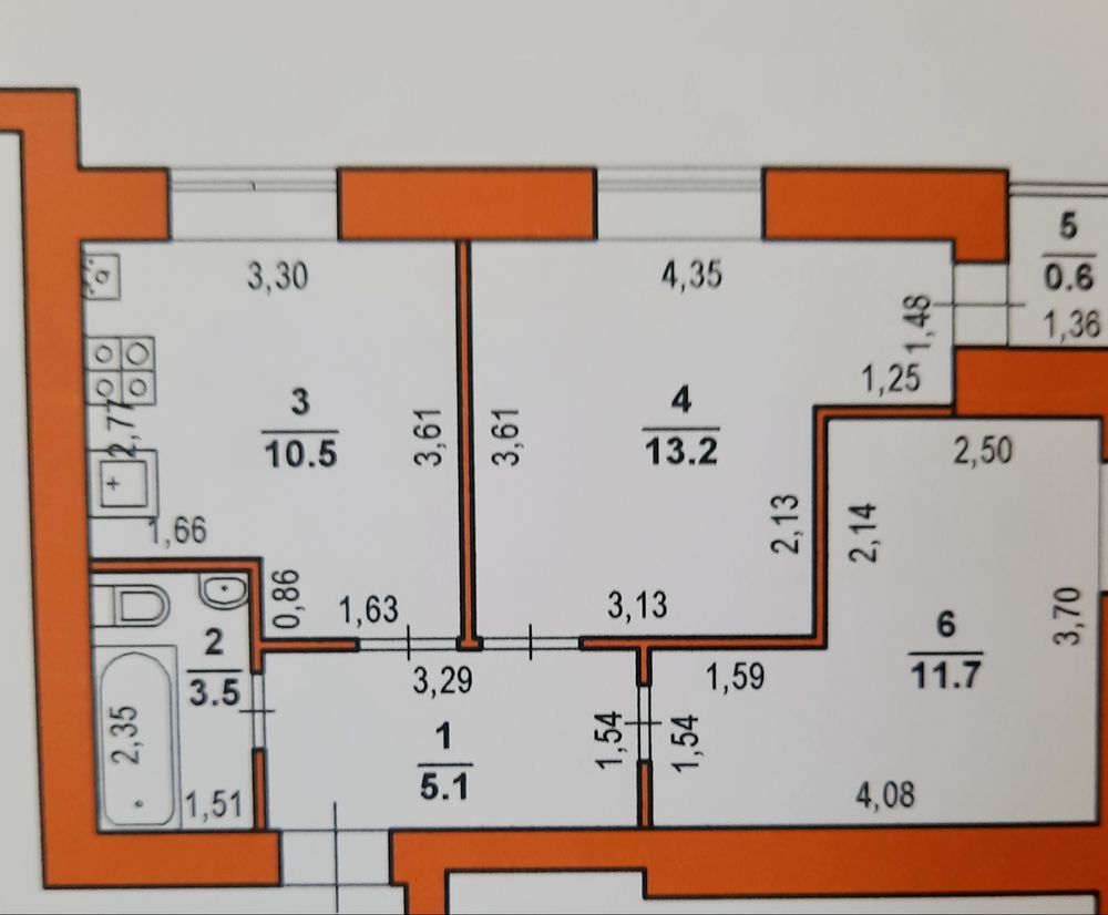 Продам 2 кім. квартиру в новобудові Луцк - изображение 6