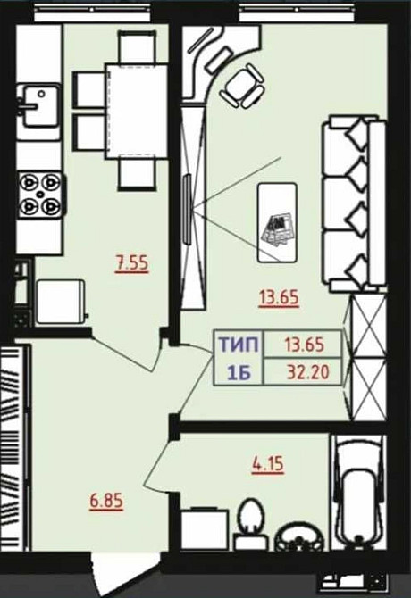 Продам 1 квартиру у моря  Одесса Одесса - изображение 6