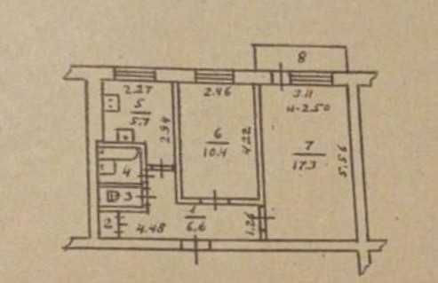 Срочно! 2х комнатная на Добровольского за 22 500 Одесса - изображение 7