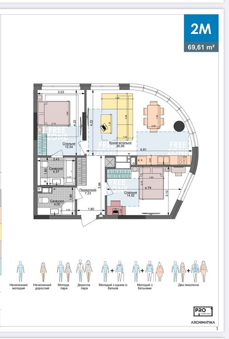 Продаж 3-к квартири в ЖК White lines , метро Голосіївська Київ - зображення 2
