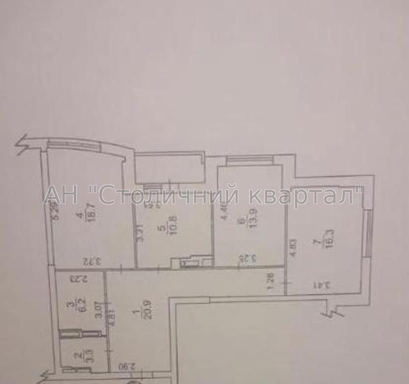 Голосеевский Моторный переулок 9а трекомнатная Киев - изображение 8