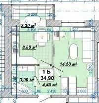 Продаю, Центр міста, 1-кімнатну квартиру Ивано-Франковск - изображение 3