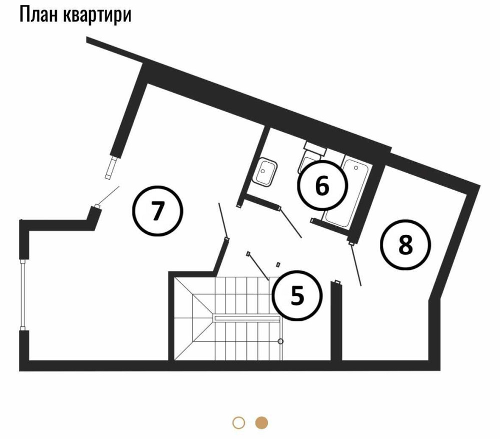 продаж двокімнатної квартири (пентхаус) Львов - изображение 2