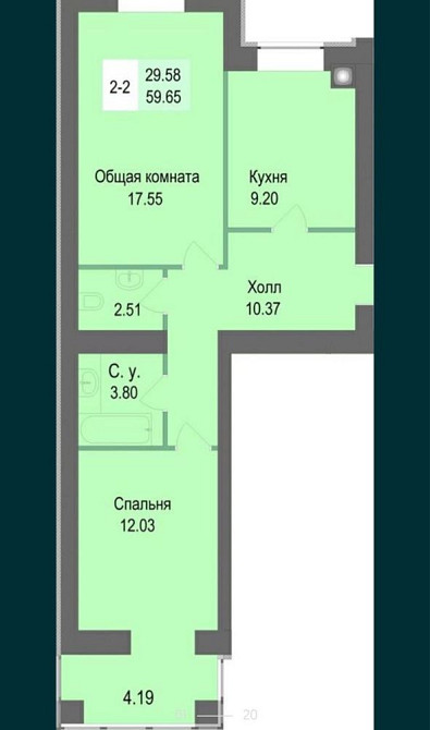 Продається 2-кімнатна квартира без ремонту в ЖК “Софіївська Сфера” Софиевская Борщаговка - изображение 1