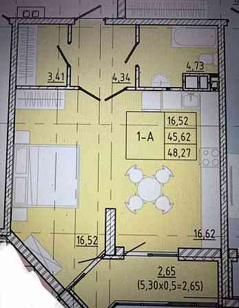 Срочно ! ЖК Модерн. Фонтан. 49 м. Низкий этаж ! Одесса