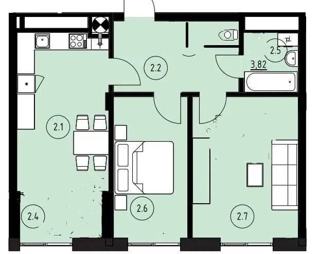 Продаж. ‼️‼️‼️2кімнатна квартира в ЖК, Навроцького 31 Львів - зображення 4