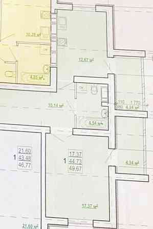 Продаю 1-к 50 м2 ЖК Левада-1, метро Проспект Гагарина, Центр Харків