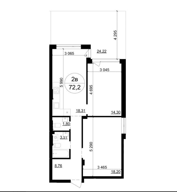 Продаж 2к квартири у Брюховичах Брюховичи - изображение 3