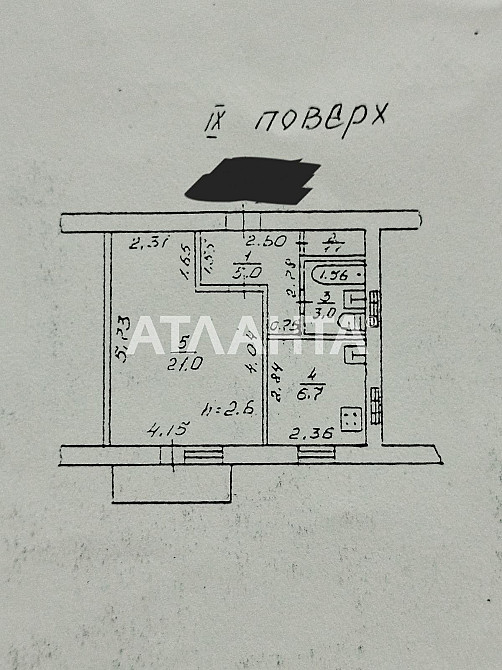1 к. квартира  с новым лифтом на Черемушках в кирпичном доме!!! Торг Одесса - изображение 3
