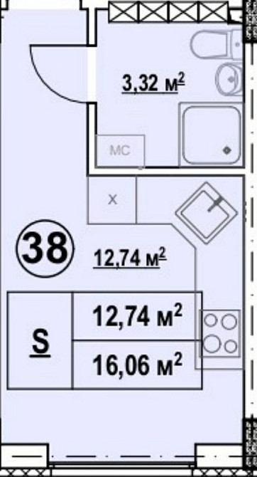 Продам житло від забудовника 10110$ Киев - изображение 1