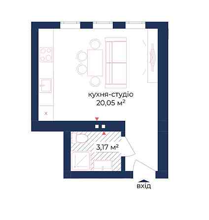 Смарт квартира в Києві | 1-кімнатна | Британський каартал | Метро Киев