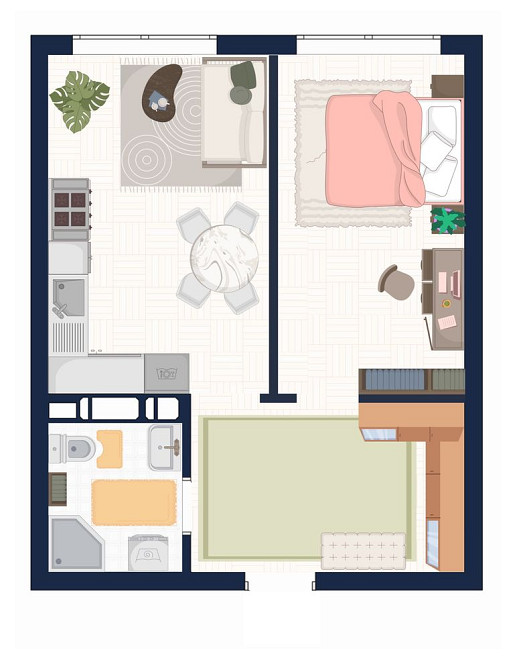 Однокімнатна квартира в Києві | Клубний будинок | Нова Англія | Метро Киев - изображение 2