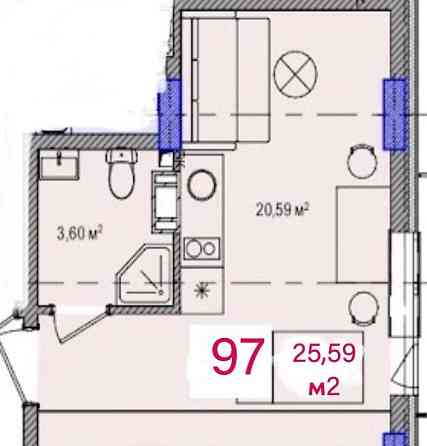 СУПЕРАКЦІЯ! Квартира 25,59м2 від Забудовника. Розстрочка. Київ