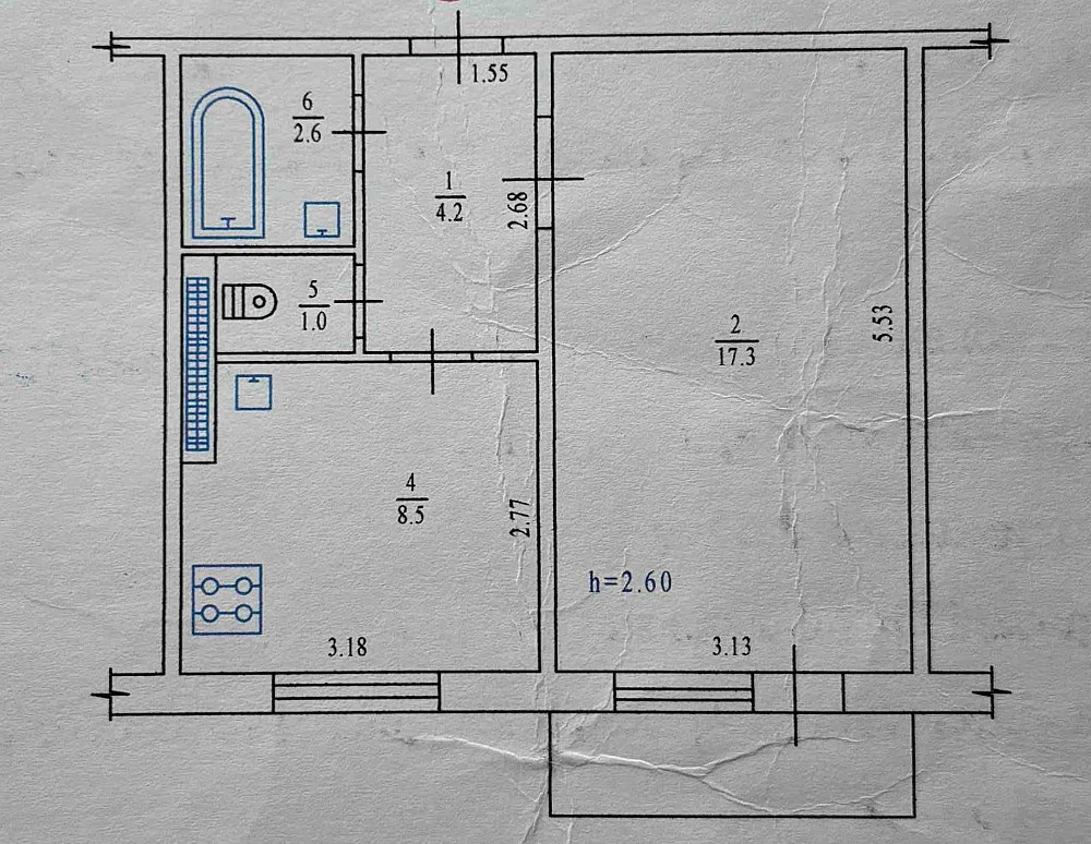 Продам 1-кімнатну з ремонтом на Садах-2 біля зупинки Полтава - зображення 8