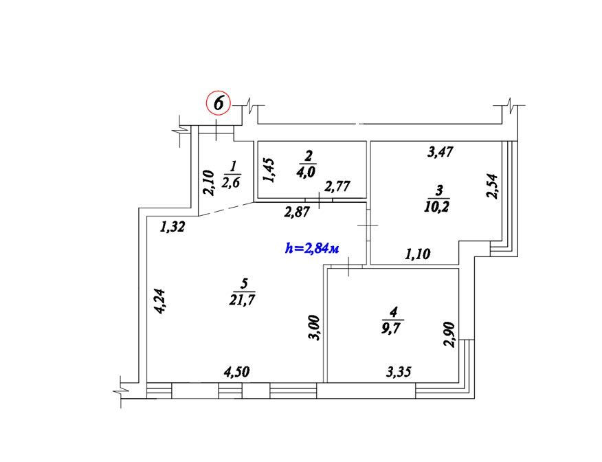 Двокімнатна квартира у готовому будинку, метро Бориспільська Вишенки - изображение 4