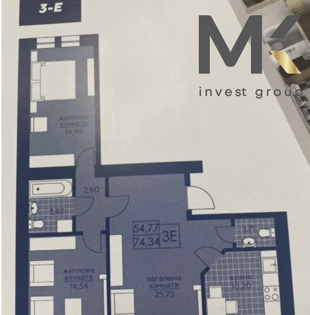 3-кімнатна квартира в Бучі Буча - изображение 5