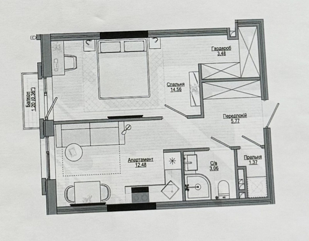 Однокомнатная квартира у моря в ЖК Пространство на Дачной, РАССРОЧКА Odesa - photo 7