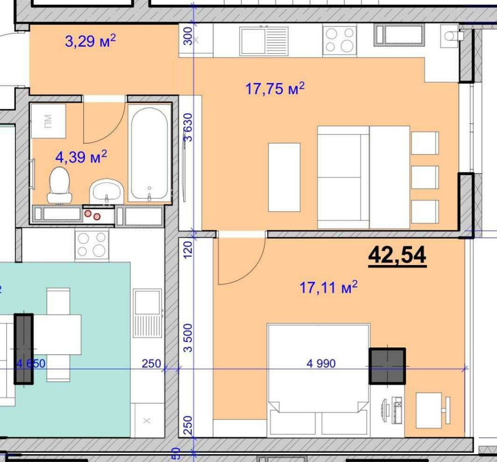 Продається 1-кімнатна квартира з наповненням. Район Пасічна. Ивано-Франковск - изображение 2