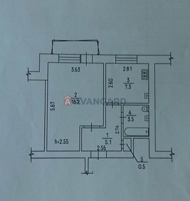 Продається 1-кімнатна квартира в р-н Сєдова Черкассы - изображение 8
