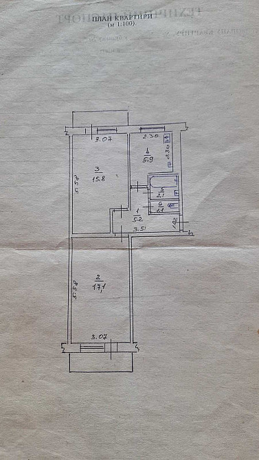 Двокімнатна квартира з двома балконами в районі "Зеленої" Черкассы - изображение 6