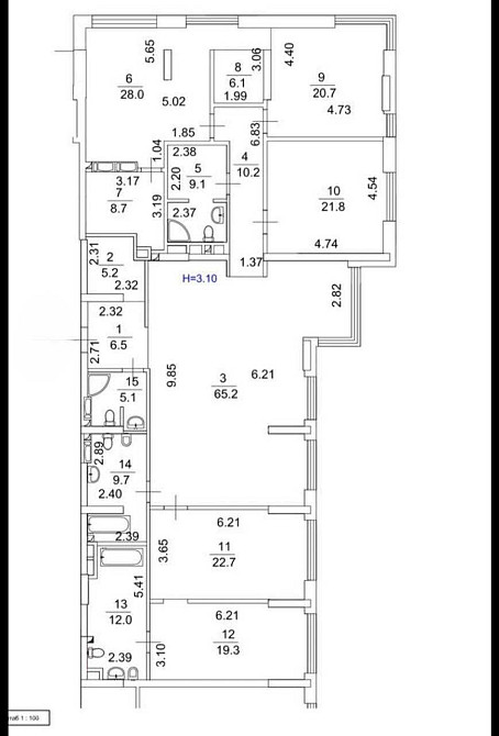 5к. 250м2 Звіринецька ЖК Едельвейс Бойчука Новопечерська Вежа Печерськ Киев - изображение 2