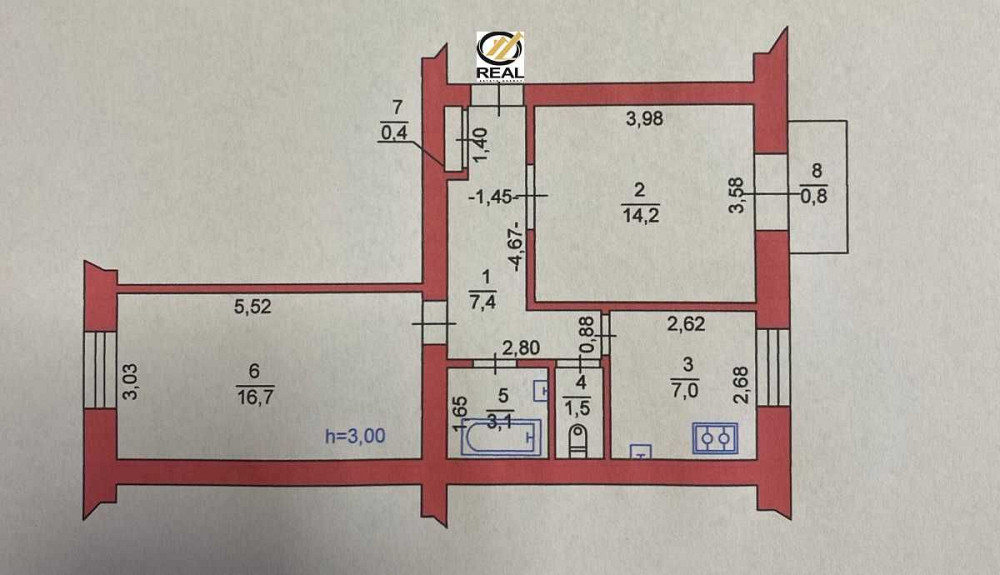 Пр, Волі,центральний вхід в парк,двокімнатна "Сталінка". Луцк - изображение 7