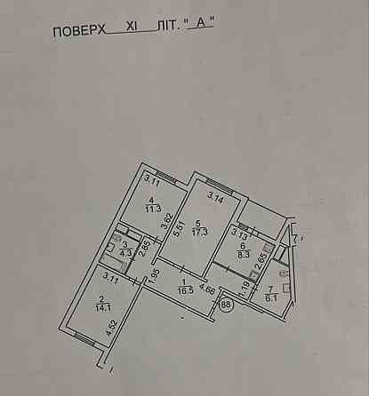 Оренда 3к квартири на Осокорках. Ващенка, 5. Без %. Киев