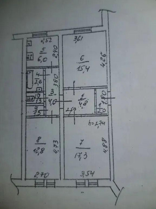 Продам 3-комн квартиру в районе Караваева ул. Днепр - изображение 8