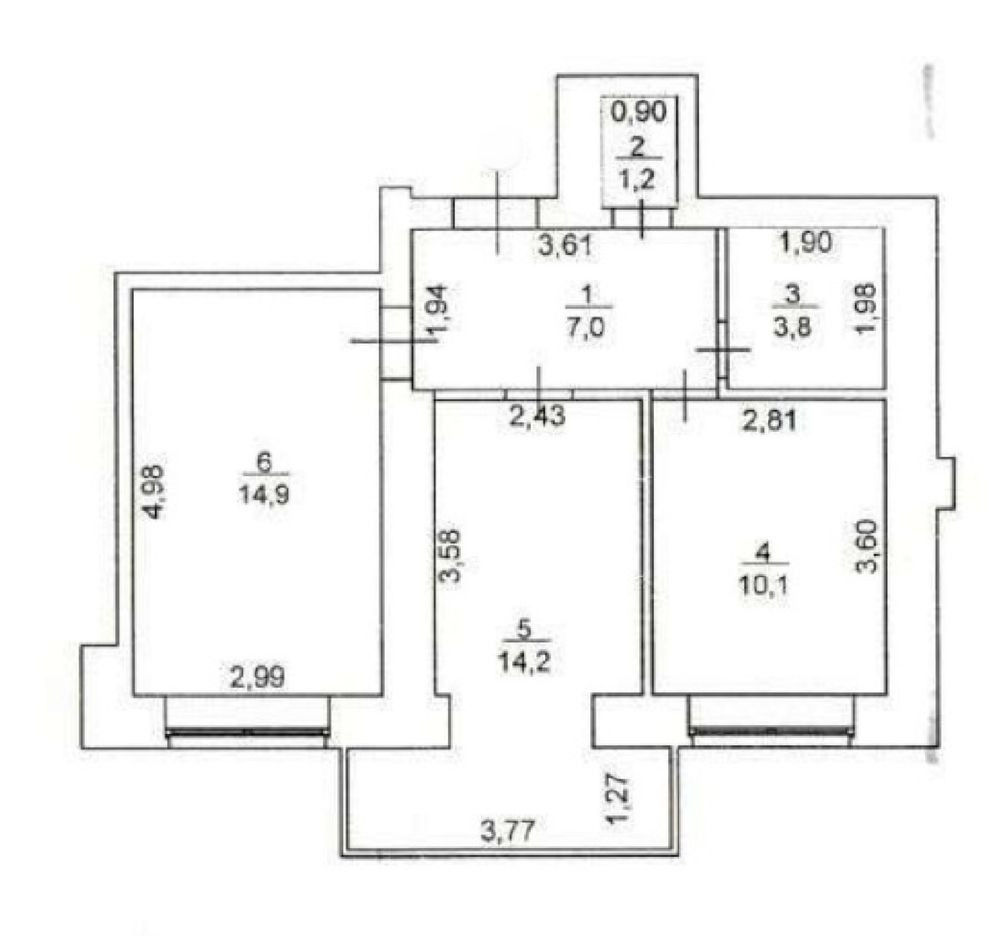 Продається велика 2к квартира, укомплектована всім. Поряд Парк. 52м2 Ирпень - изображение 7