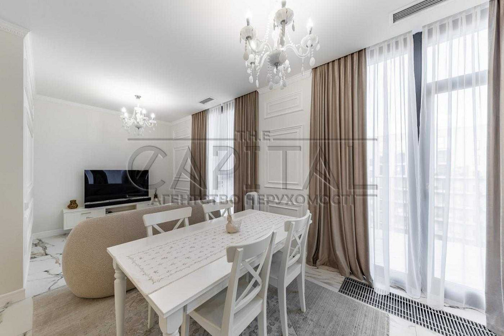 Аренда дизайнерской 2-комнатной квартиры 60м2 в ЖК Rybalsky Київ - зображення 3