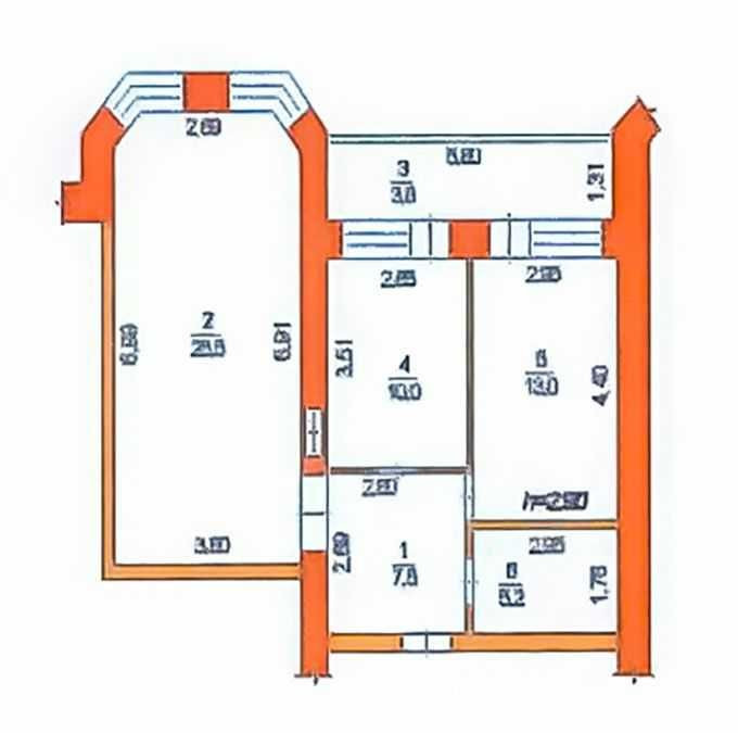 Двухкомнатная квартира на Вильямса/Королёва в кирпичном доме. Одеса - зображення 2