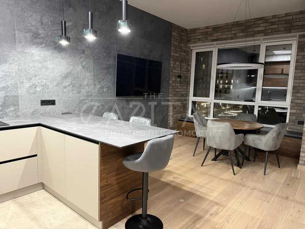 Аренда дизайнерской квартиры 76м2 ЖК Файна Таун Київ - зображення 3