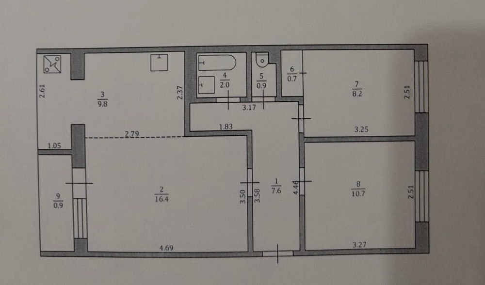 Квартира Єврпейська 20 Южноукраїнськ - зображення 2