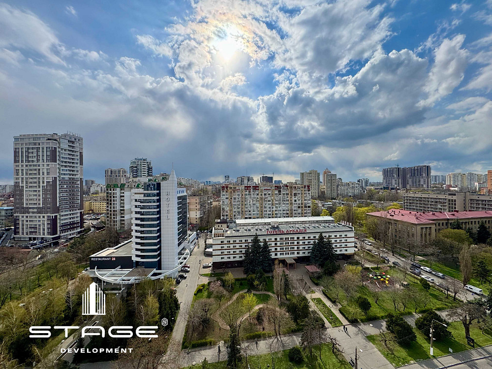 Двухкомнатная квартира с ремонтом Аркадия ЖК Родос Генуэзская Балкон Одеса - зображення 6