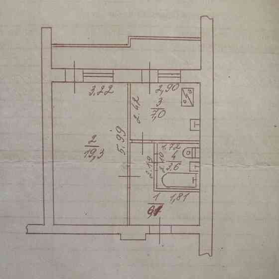 Однокімнатна квартира покращеного планування в цегляному будинку. Кременчуг