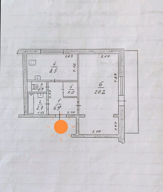 Продаж великої 1 кімнатної квартири Запоріжжя - зображення 7