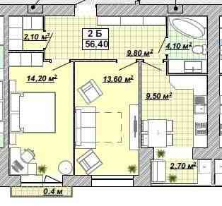 Відмінна локація! Вигідна пропозиція! 2-кімнатна, ЦЕНТР, КНЯГИНЕН Ивано-Франковск