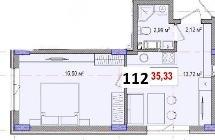 СУПЕР Квартира 35.33м2 в Соломʼянському р-ні.Розстрочка. Київ - зображення 2