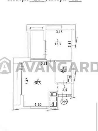 Продаж 1 кімнатної квартири м Київ вул Гарета Джонса 12 Київ